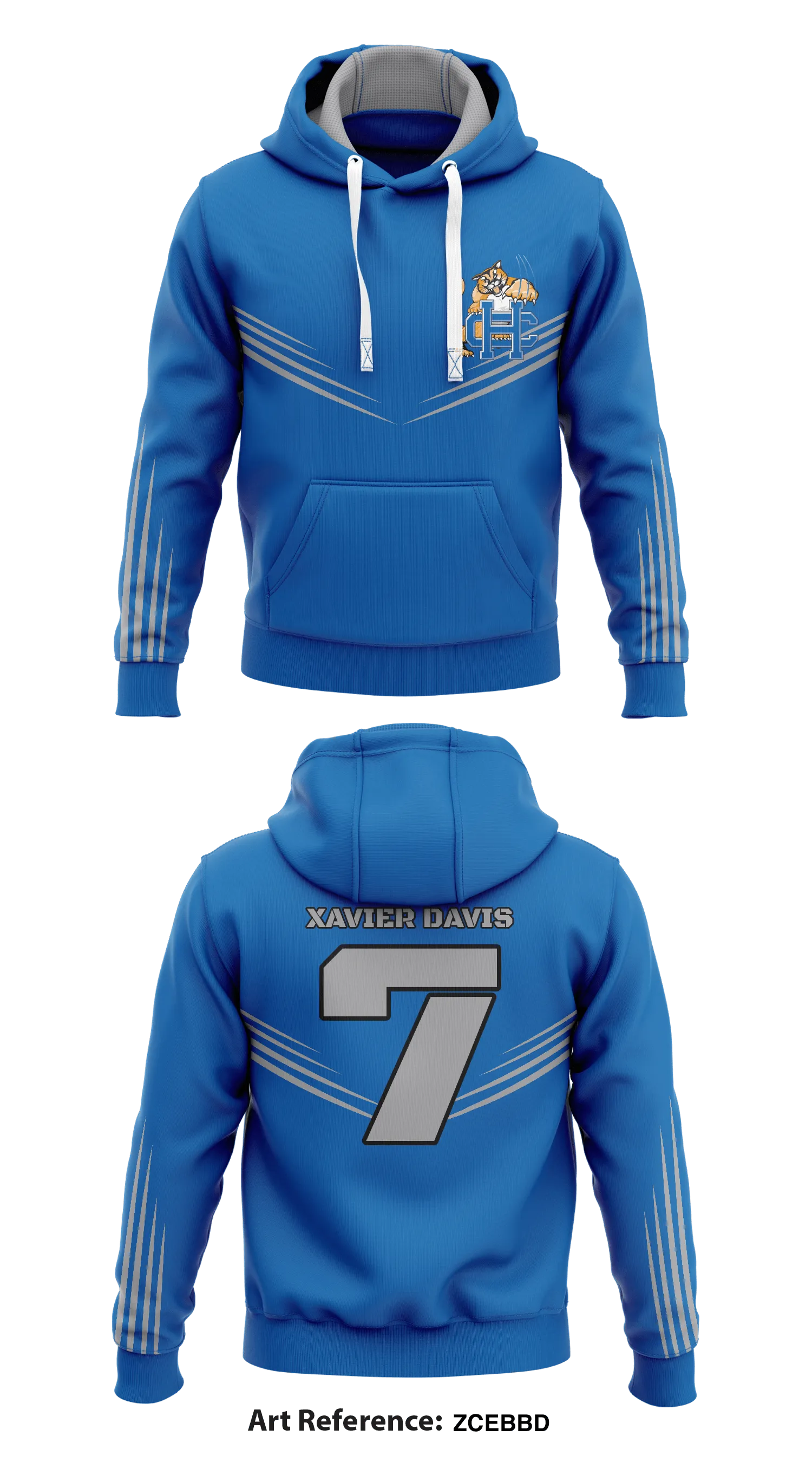 Hillcrest Christian  Core Men's Hooded Performance Sweatshirt - ZCEbBD